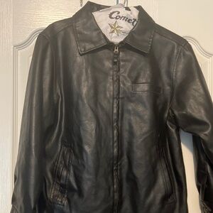 Boys Leather Jacket - Arizona